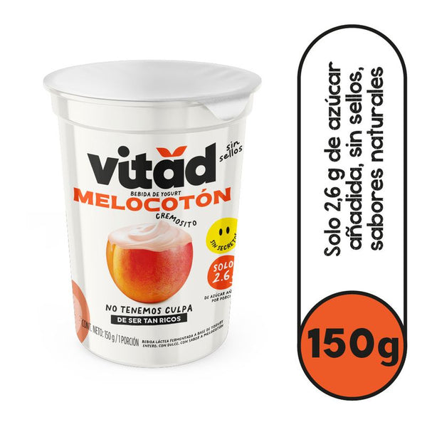 BEBIDA LACTEA VITAD 150G  MELOCOTON